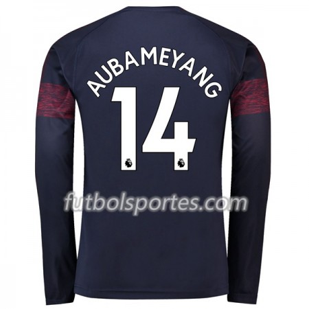 Camisetas Arsenal Aubameyang 14 Segunda Equipacion 2018/2019 Manga Larga